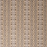 Geometric flatweave runner in neutral grey 
