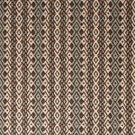 Geometric flatweave runner in neutral grey and brown