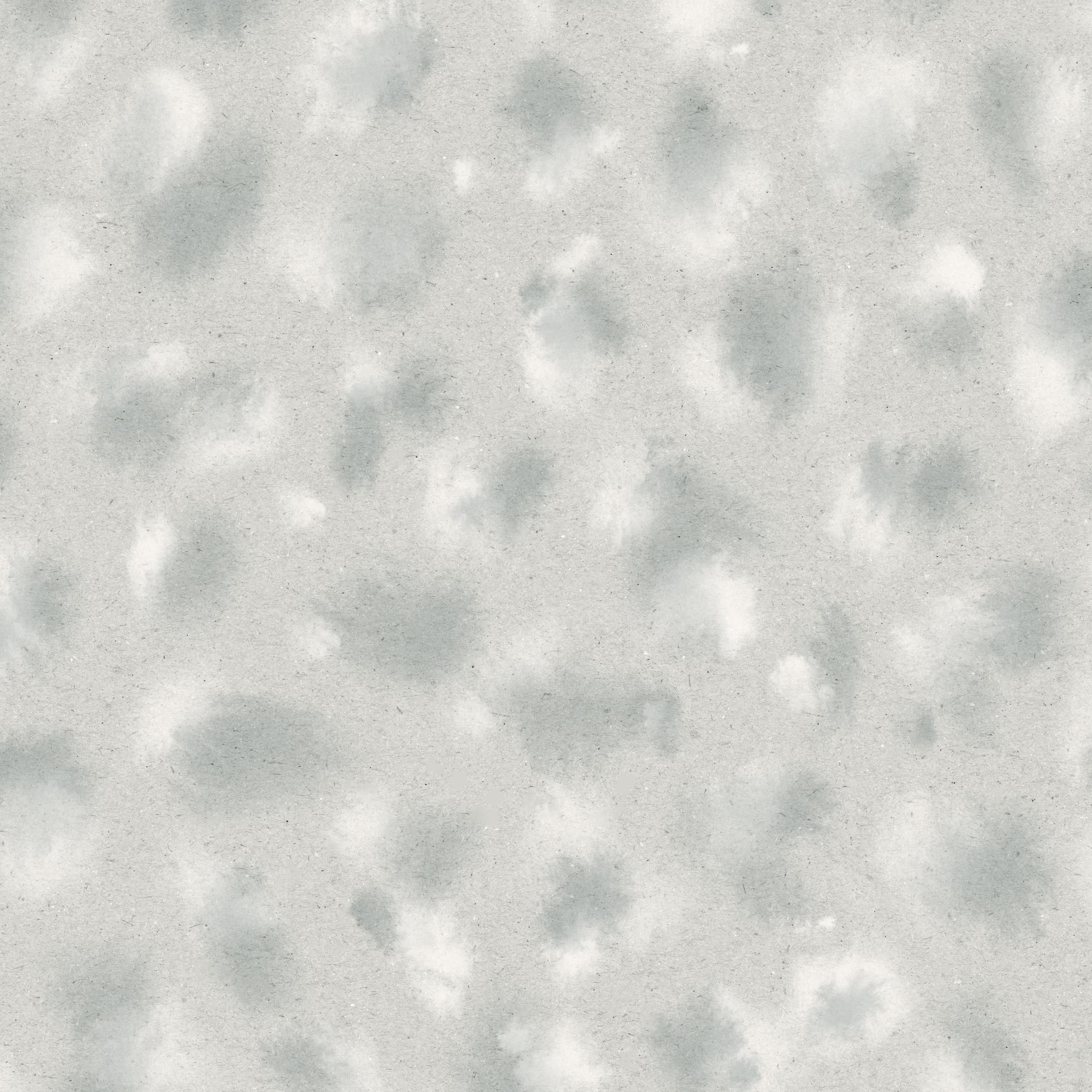 Close up detail of wallpaper in a painterly animal print in shades of cool blue and white. 