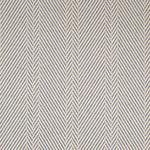 Striped Herringbone flatweave runner in slate 