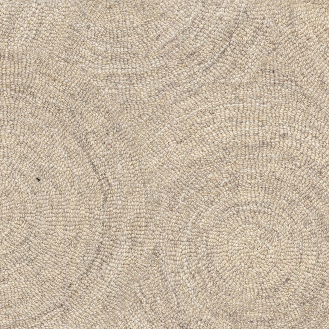 Broadloom carpet swatch geometric design in cream