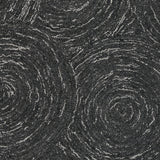 Broadloom carpet swatch geometric design in black white