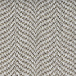 Broadloom carpet with herringbone pattern in grey. 
