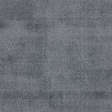 Broadloom carpet in a cut pile strié design in slate blue.