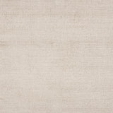 Broadloom carpet in a cut pile strié design in white.