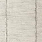 Broadloom carpet swatch in a stripe pattern in a white design