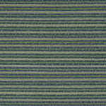 Detail of a woven outdoor fabric in a subtle stripe design in green and blue.