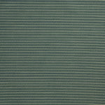 Woven outdoor fabric in a subtle stripe design in blue and green. 