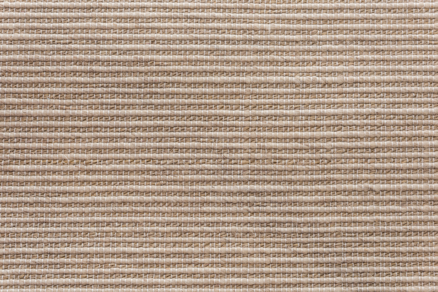 Broadloom in textural stripe in taupe. 