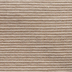Broadloom in textural stripe in taupe. 