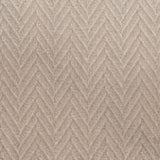 Broadloom carpet in a dimensional herringbone pattern in warm beige. 