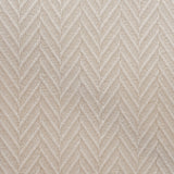 Broadloom carpet in a dimensional herringbone pattern in ivory. 