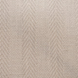 Broadloom carpet in a herringbone stripe in ecru.