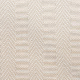Broadloom carpet in a herringbone stripe in cream. 