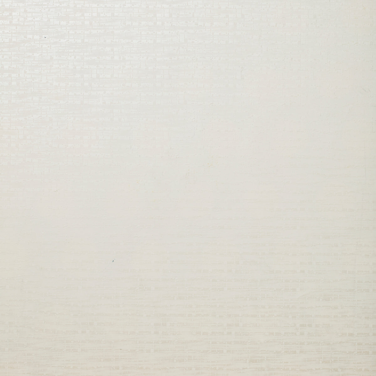 Detail of wallpaper in a small-scale grid print in cream.