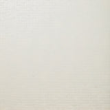 Detail of wallpaper in a small-scale grid print in cream.