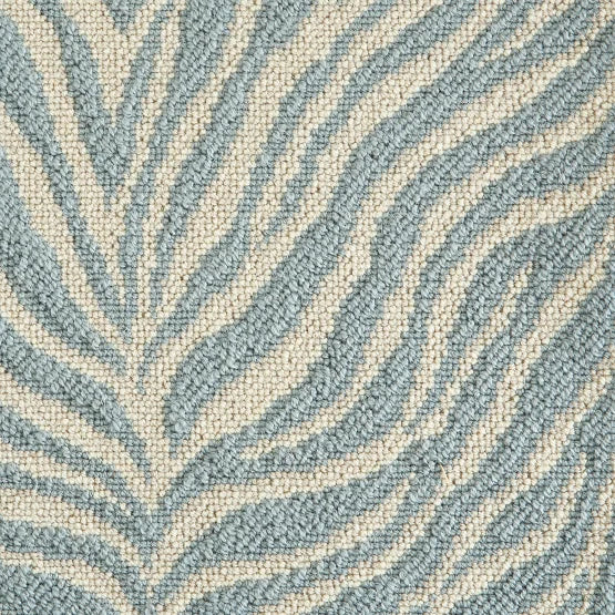 Broadloom carpet swatch textured design in blue