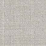 Detail of wallpaper in a textured tweed pattern in shades of gray. 