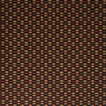 Solid flatweave runner in red and brown