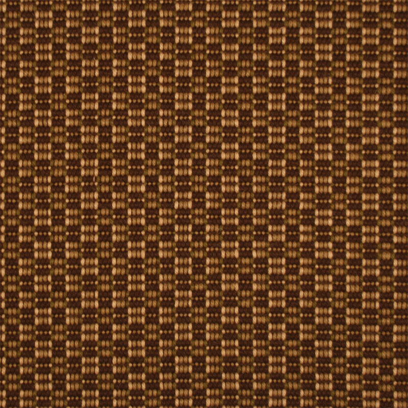 Solid flatweave runner in brown and mustard