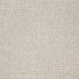 Broadloom carpet with ribbed stripe in light grey. 