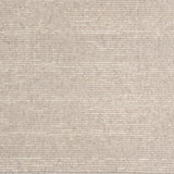 Broadloom carpet with ribbed stripe in ivory.