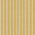 Striped wallpaper in yellow and white. 
