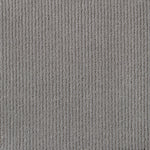Broadloom carpet swatch in a stripe pattern in a medium grey design
