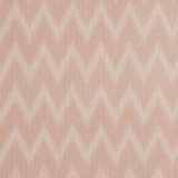 Broadloom carpet in a zig zag stripe in pale pink.