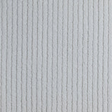 Broadloom carpet in white, with a textural stripe.
