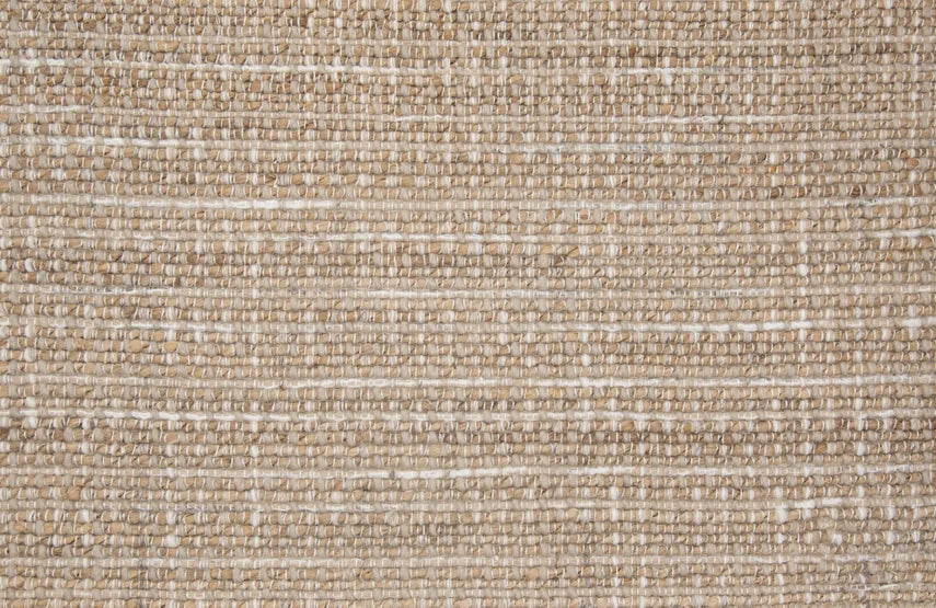 Broadloom carpet swatch in a textured pattern in a tan design