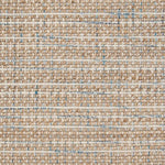 Broadloom carpet swatch in a textured pattern in a blue tan design