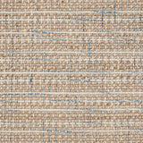 Broadloom carpet swatch in a textured pattern in a blue tan design