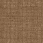 Detail of wallpaper in a textured tweed pattern in shades of warm caramel brown. 