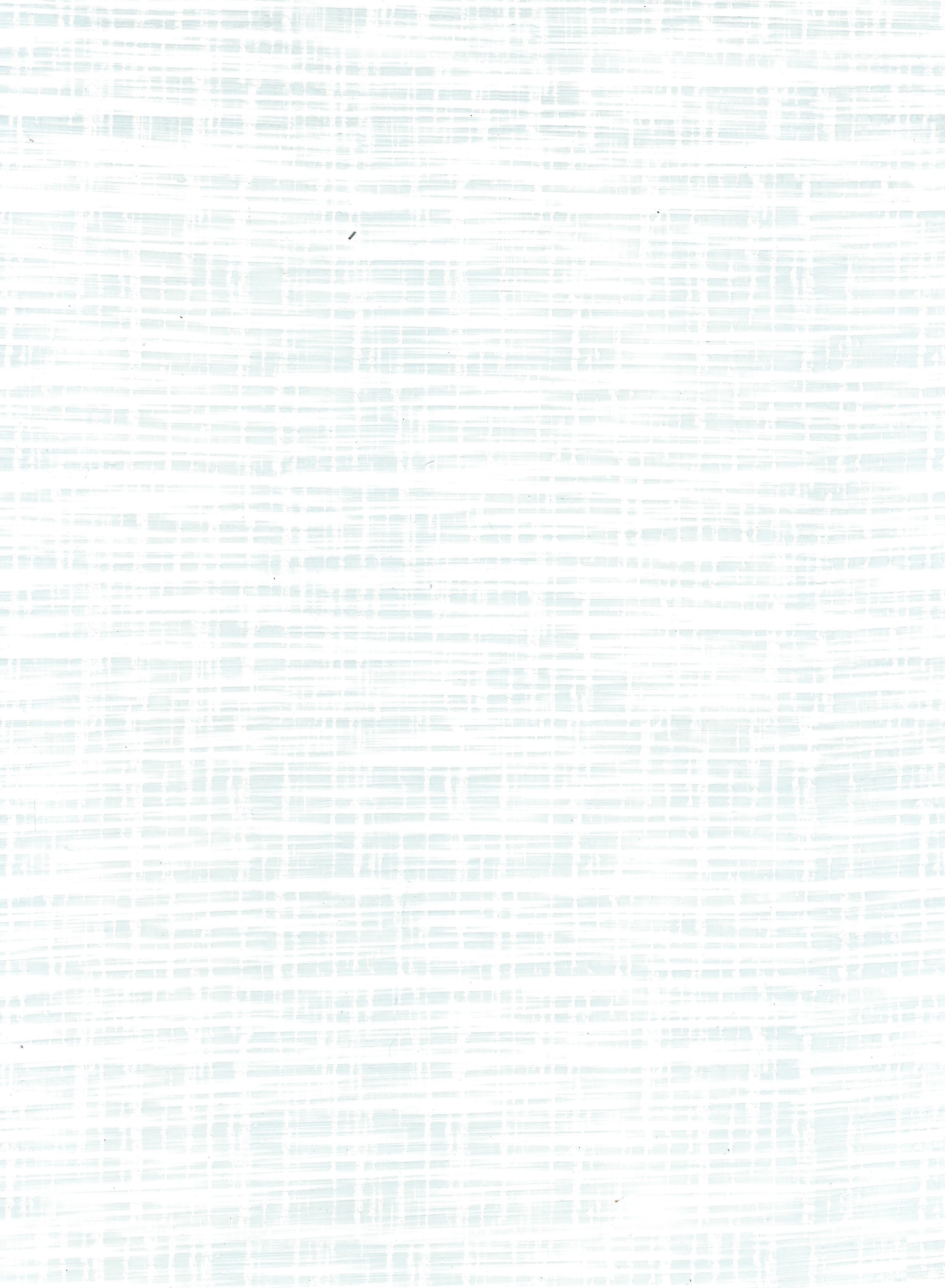 Detail of wallpaper in an irregular tweed print in light blue on a cream field.