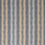 Striped flatweave runner in blue