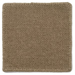 Flatweave Dhurrie Sample in bisque brown