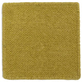 Flatweave dhurrie sample in citrine yellow