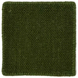 Flatweave dhurrie sample in kelp green