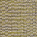 Close up of a rug in a woven herringbone pattern in bright green.