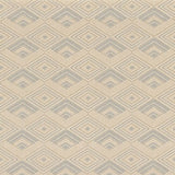 Broadloom carpet with diamond motif in cream with light blue. 