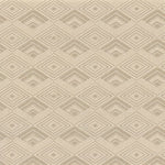 Broadloom carpet with diamond motif in cream with ecru.