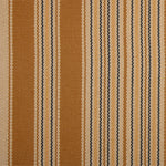 Striped flatweave runner in cream and mustard