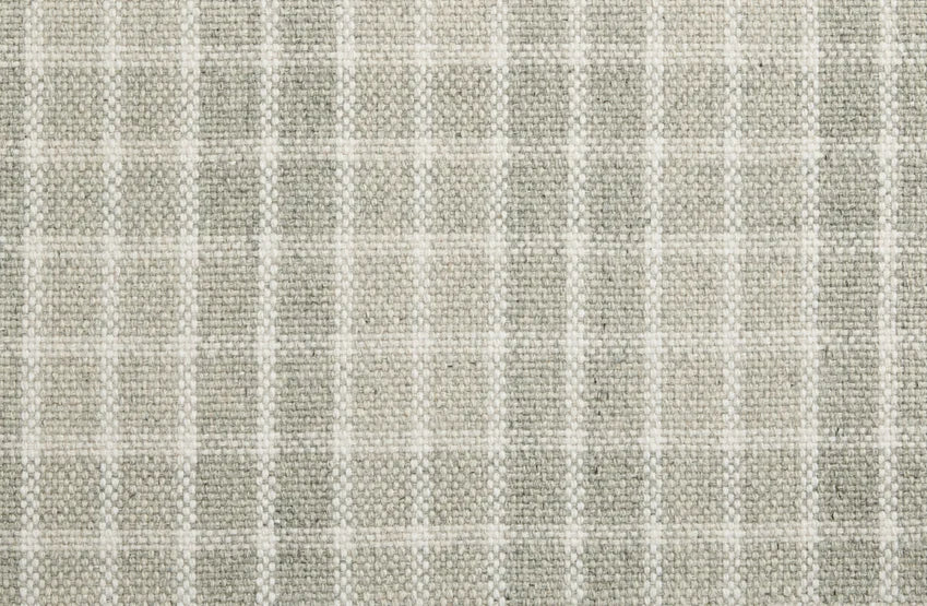 Broadloom carpet swatch in a checkered pattern in a grey design