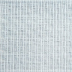 Flatweave rug in a solid and dashed stripe in cream on a pale grey field