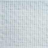 Flatweave rug in a solid and dashed stripe in cream on a pale grey field