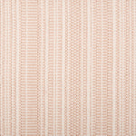 Broadloom carpet in  textural stripe design in white and light pink.