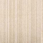 Broadloom carpet in  textural stripe design in white and beige.