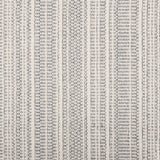 Broadloom carpet in  textural stripe design in white and blue-grey.