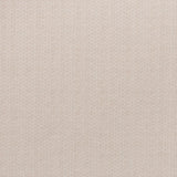 printed linen fabric in a detailed geometric pattern in white on a light pink field.